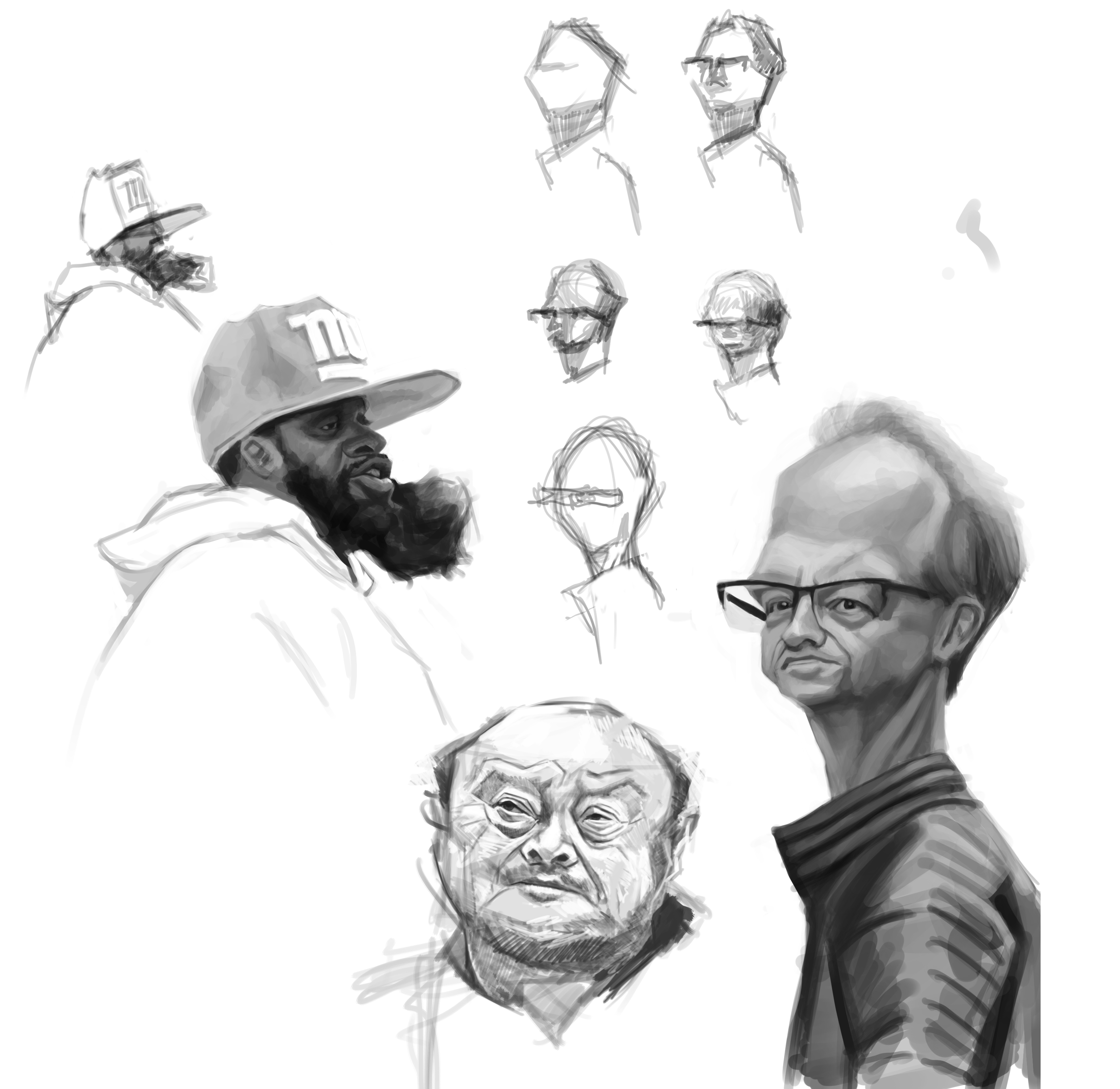 Times Square Sketches