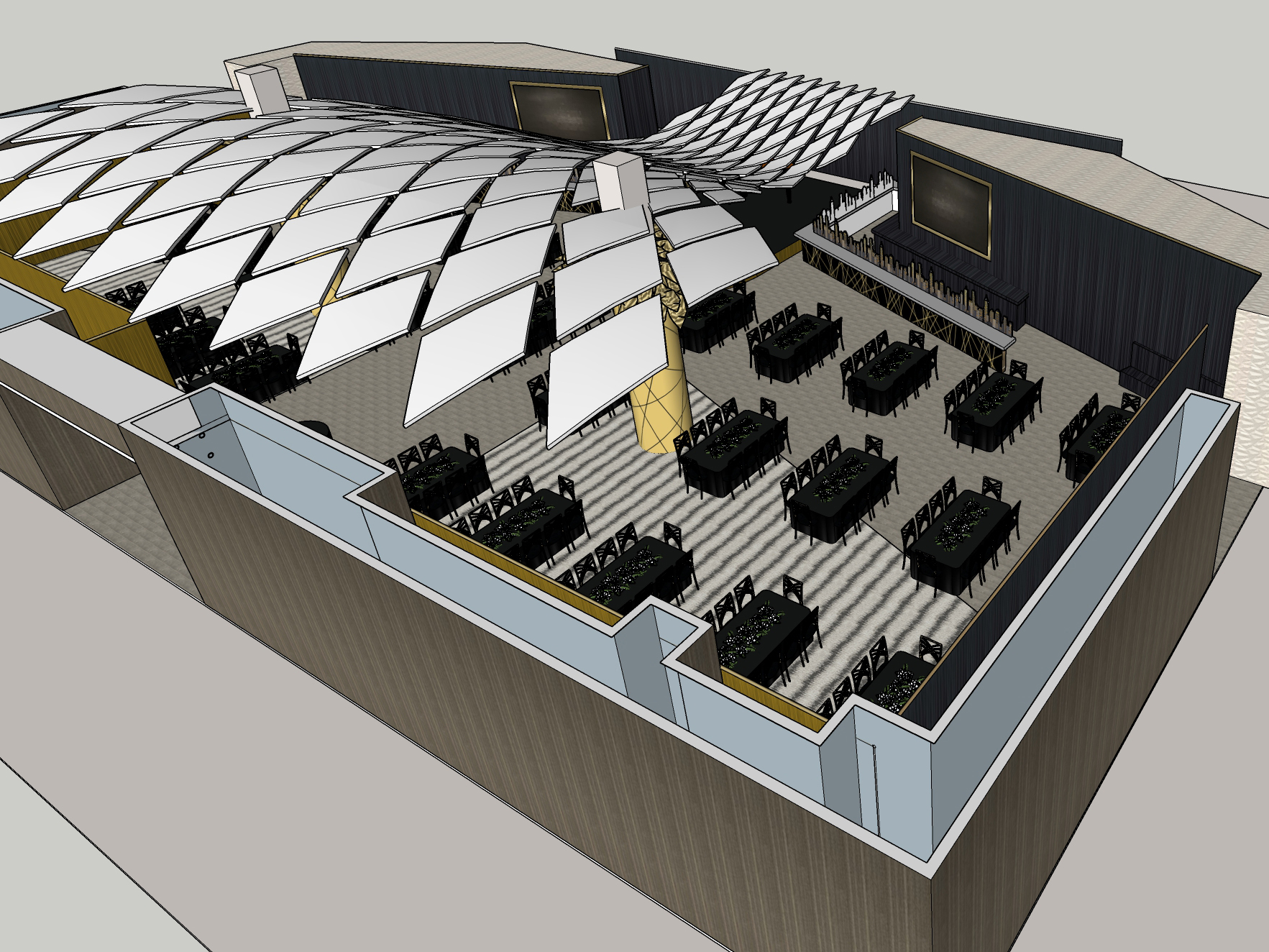 Bar lounge design